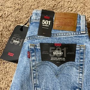 Brand new 501 Skinny Jeans from Levi’s